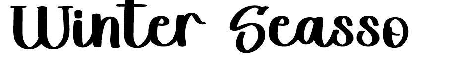 Winter Seasson font