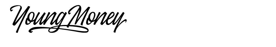 Young Money font