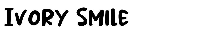 Ivory Smile font