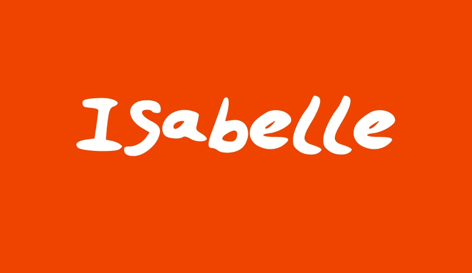 Isabelle free font