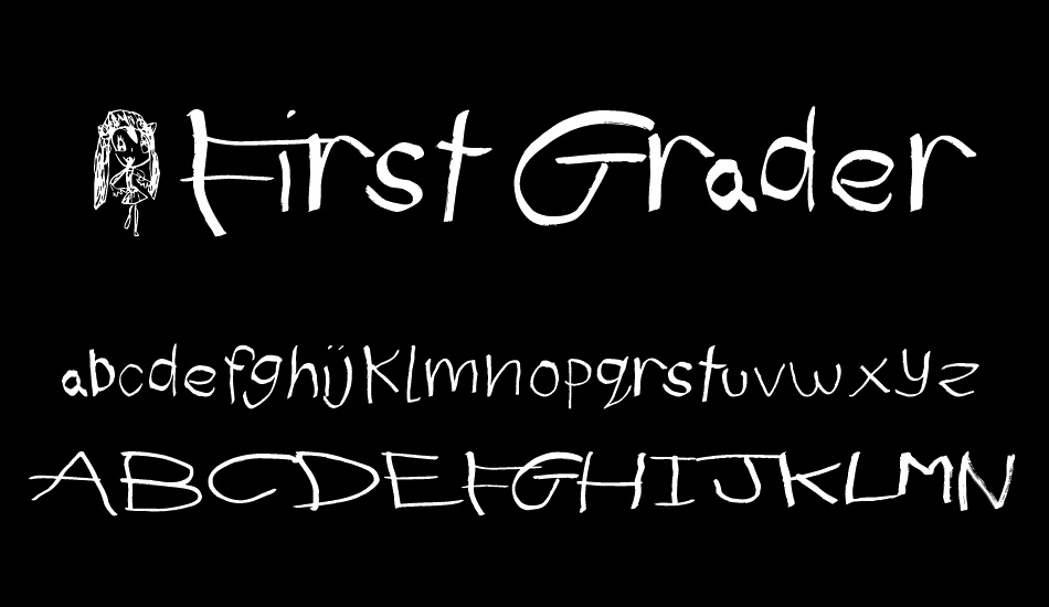 (First Grader) font