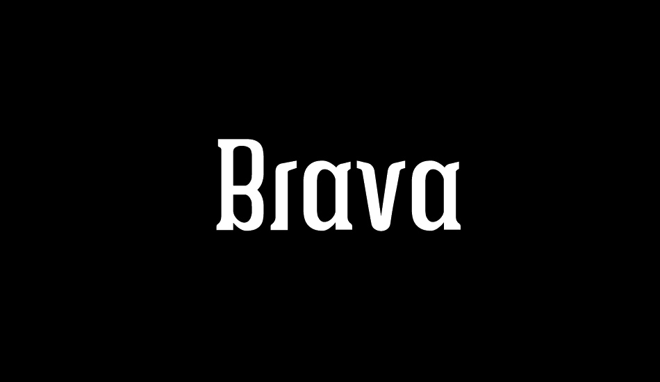  Brava font big