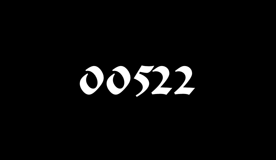 00522 font big