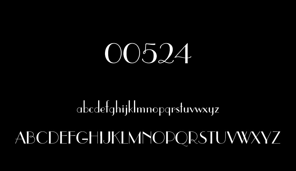 00524 font