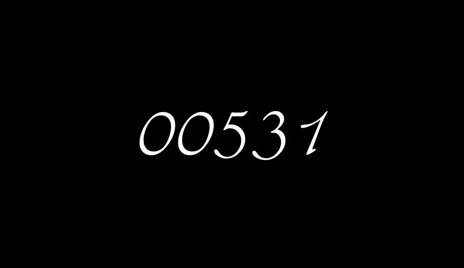 00531 font big