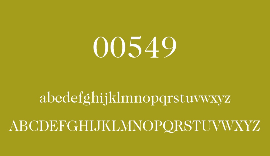 00549 font