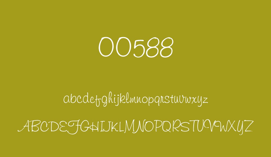 00588 font