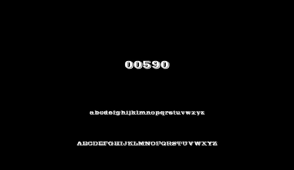 00590 font