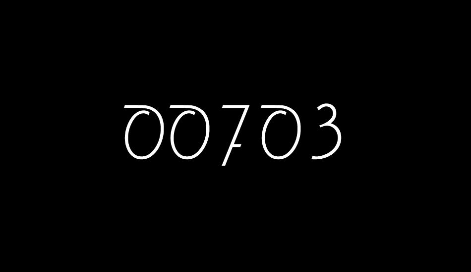 00703 font big