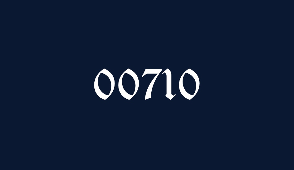 00710 font big