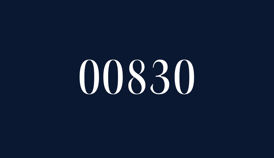 00830 font big