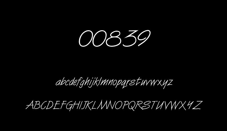 00839 font