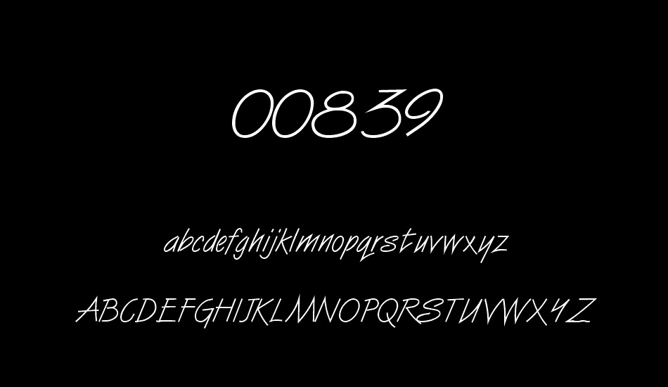 00839 font