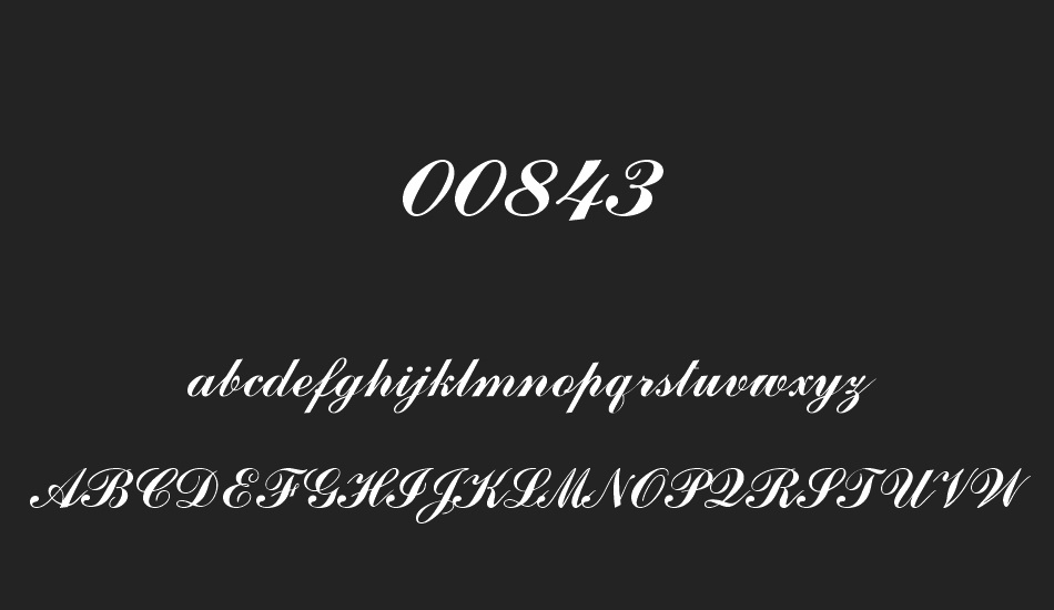 00843 font