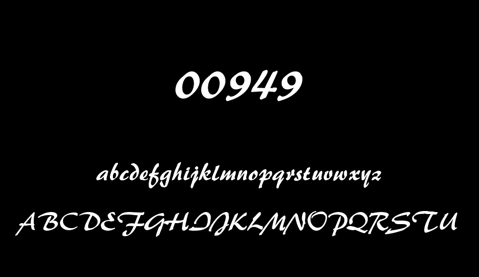 00949 font