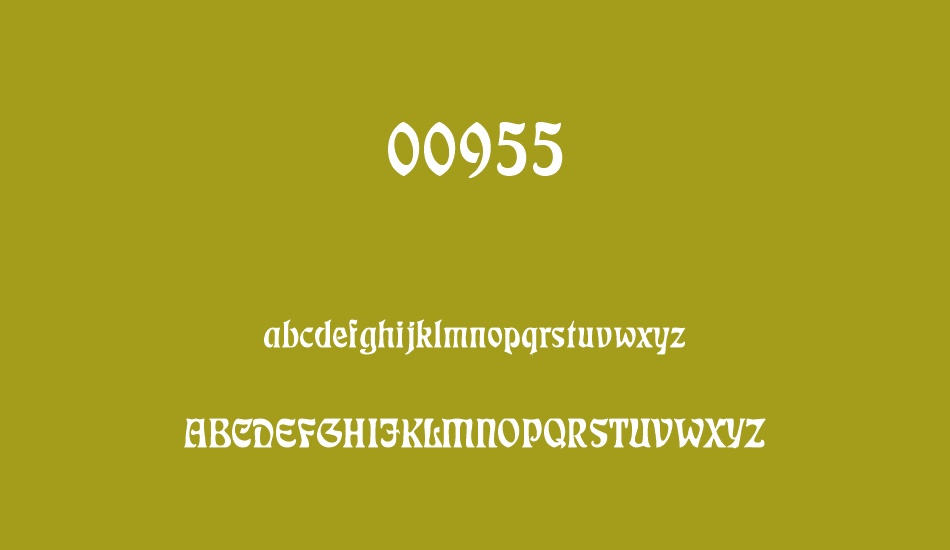 00955 font