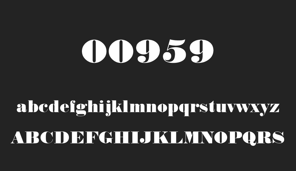 00959 font