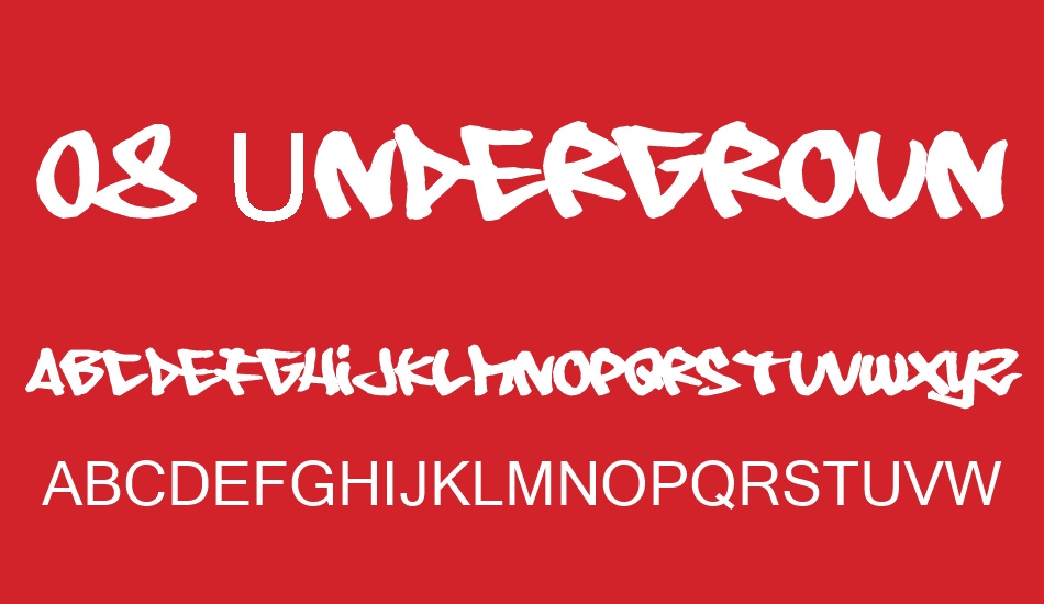 08 Underground font