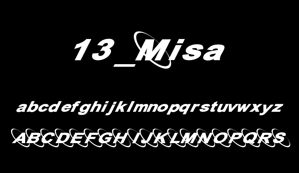 13_Misa font