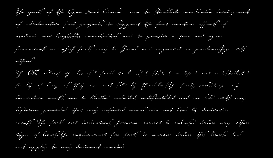 18th Century Kurrent Text font 1