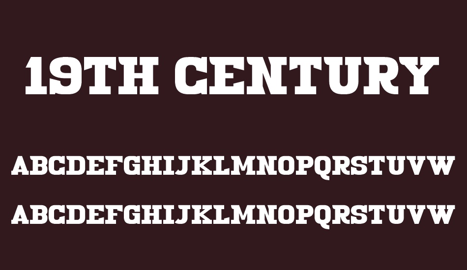 19th Century Renegade font