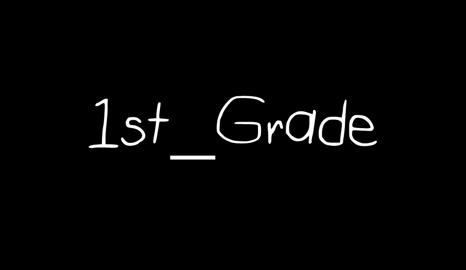 1st_Grade font big