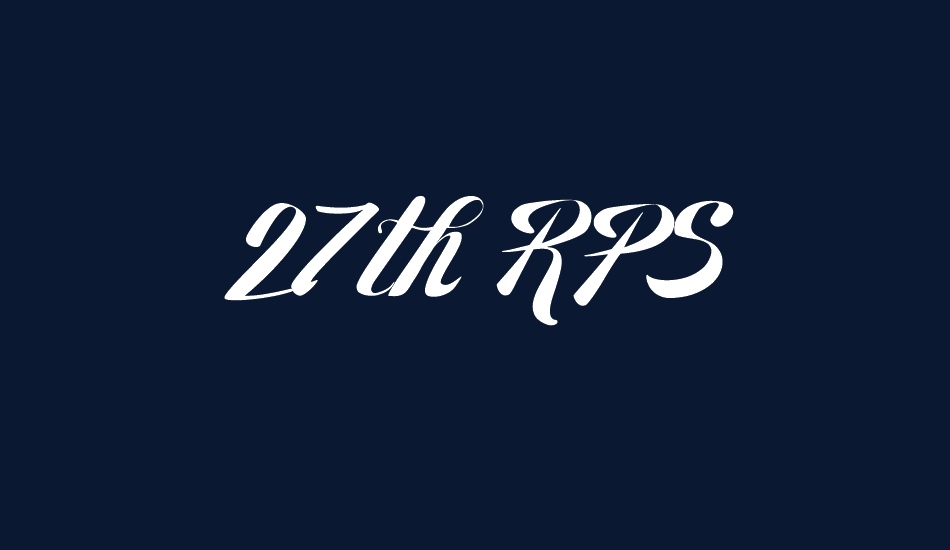 27th RPS font big