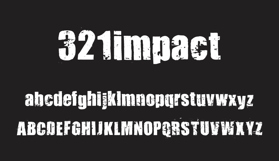 321impact font