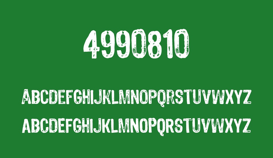 4990810 font