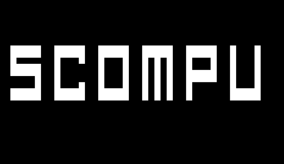 5Computers In Love font big