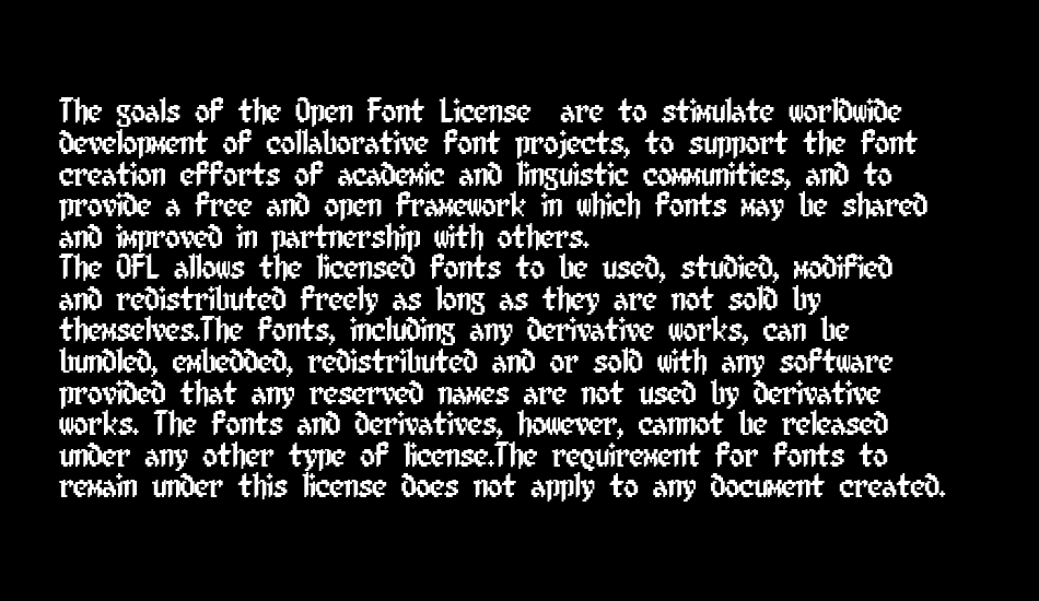 8-bit Limit (BRK) font 1