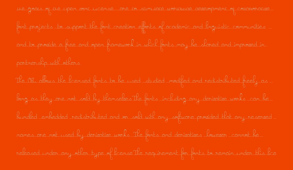A La Nage font 1