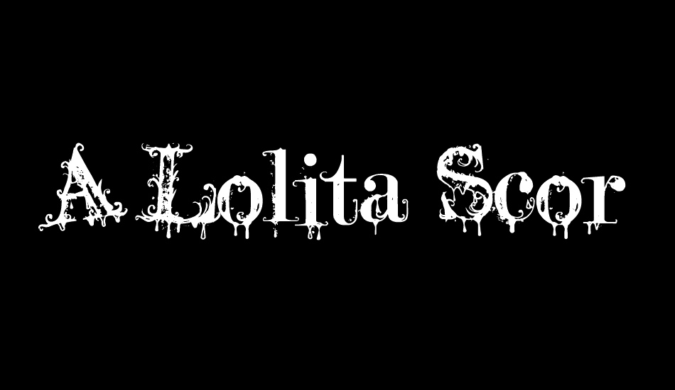 A Lolita Scorned font big