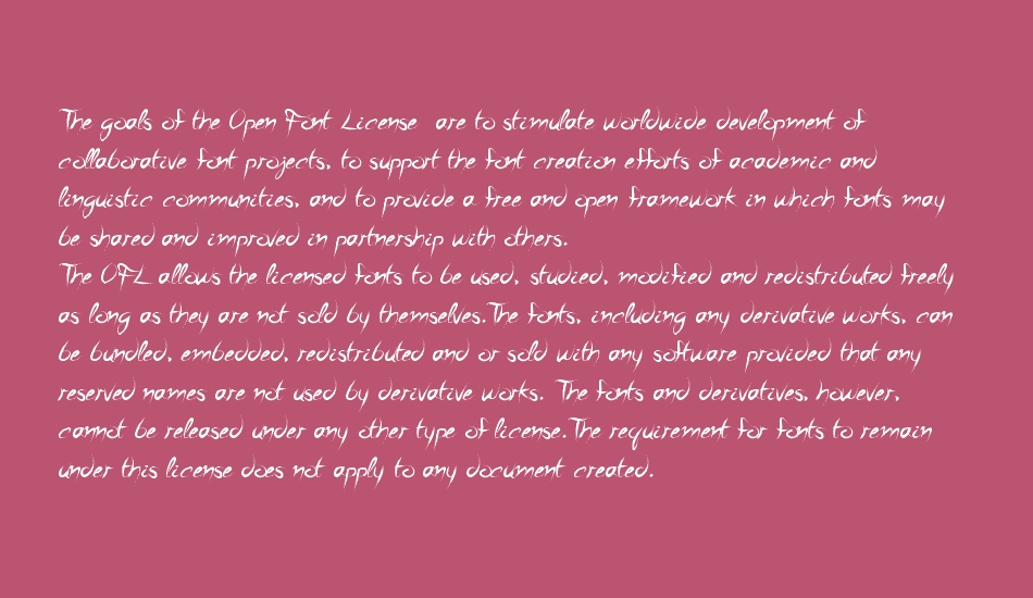A Quiet Sleep font 1