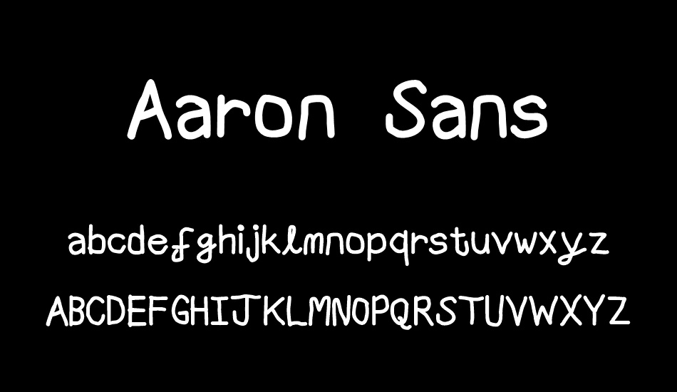 Aaron Sans font