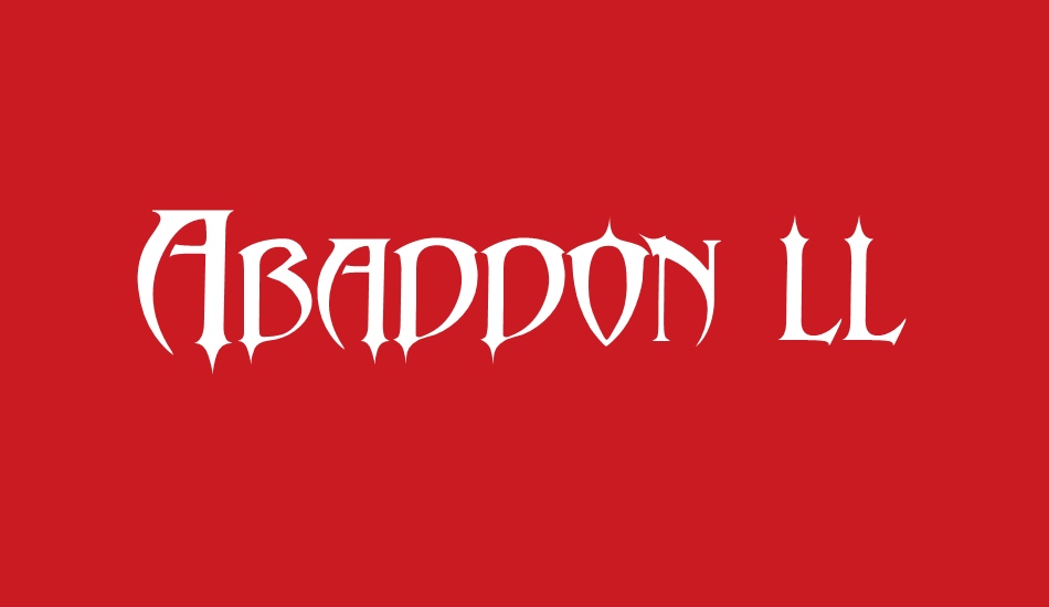 Abaddon ll font big