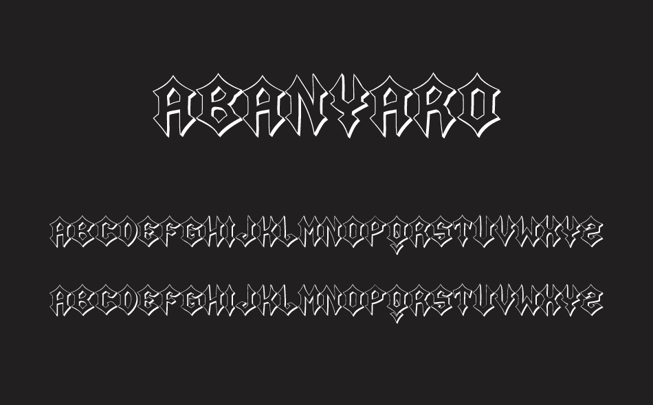 Abanyaro font