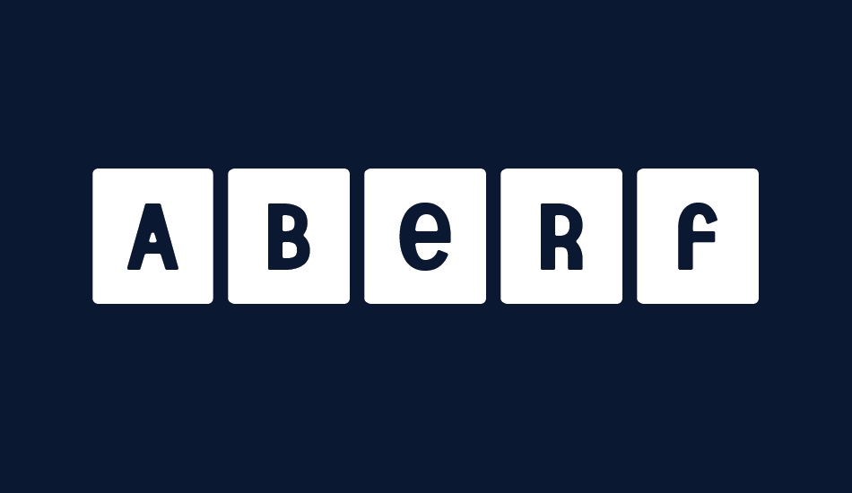 Aberforth Tiles font big