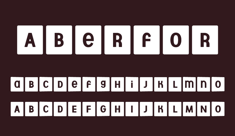 Aberforth Tiles font