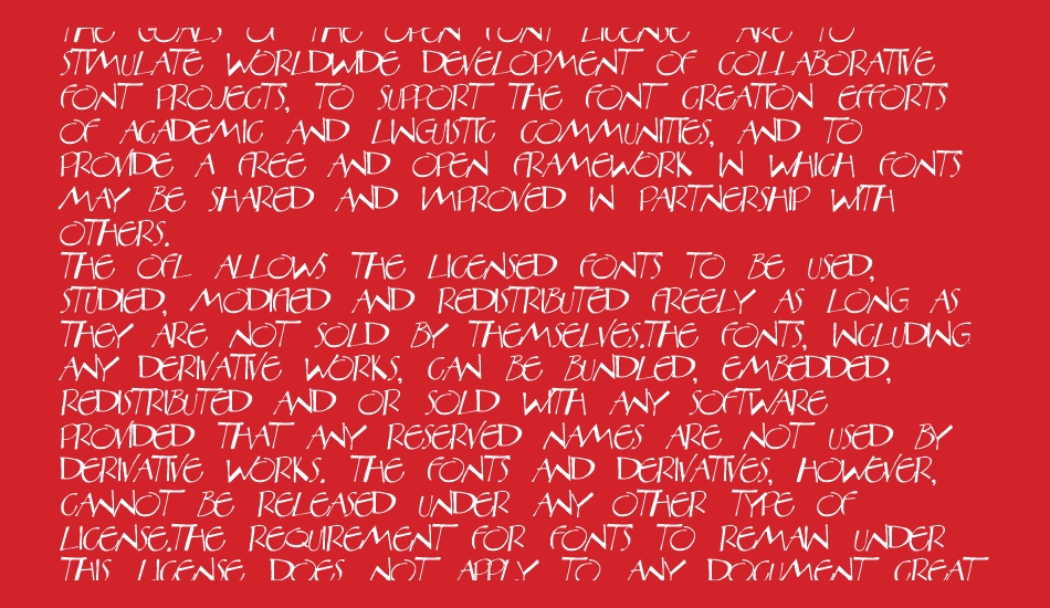 Aberration font 1