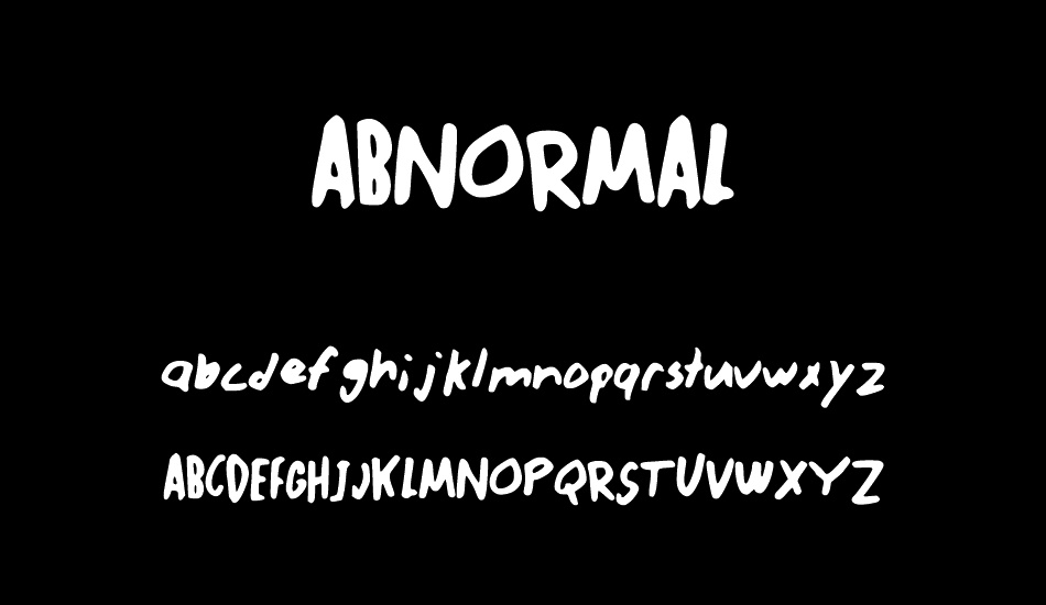 ABNORMAL font