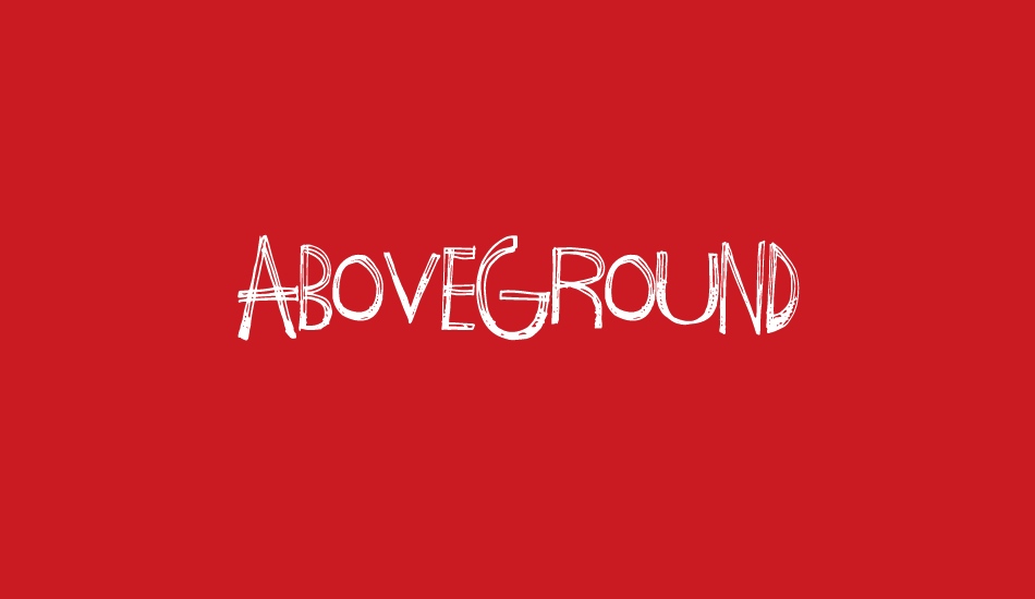 AboveGround font big