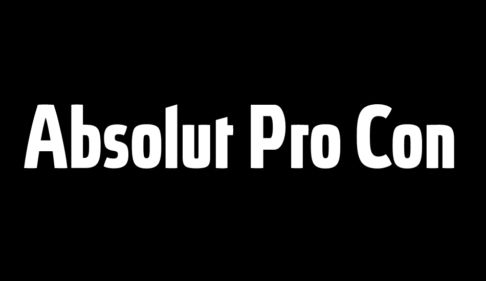 Absolut Pro Condensed reduced font big