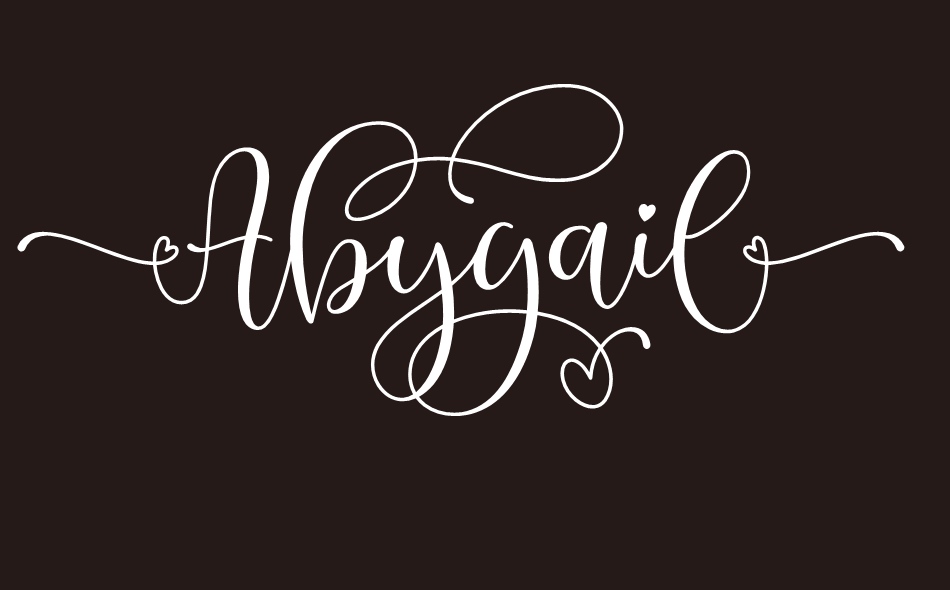 Abygail font big
