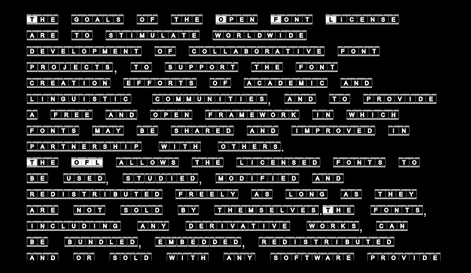 AC Filmstrip font 1