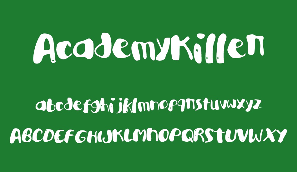 AcademyKiller font