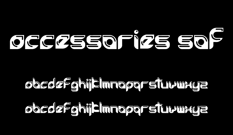 accessories soft font