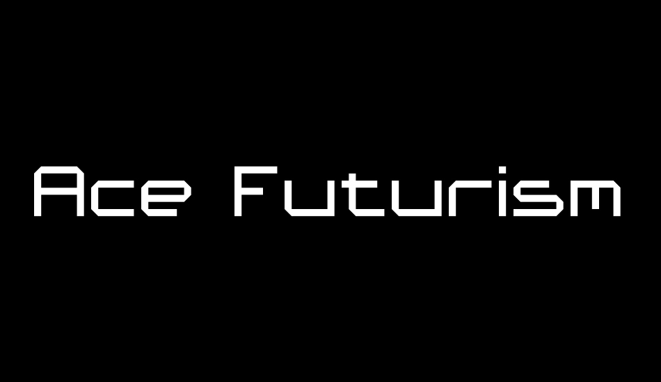 Ace Futurism font big