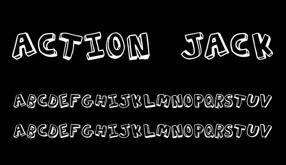 Action Jackson font