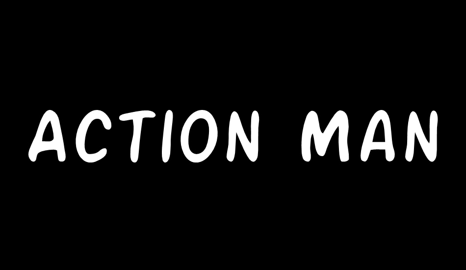 Action Man font big